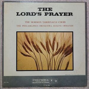 The Mormon Tabernacle Choir The Lord's Prayer Columbia ML-5386 Mono 1959